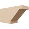 Ekena Millwork 4in. W x 6in. H x 12in. L Burlington Woodgrain TimberThane Rafter Tail, Primed Tan RFTUR04X06X12BURRCPR - alternate 1